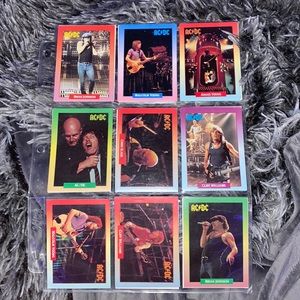 pack of 18 1991 Vintage AC/DC cards each worth around $5 each,offers are welcome